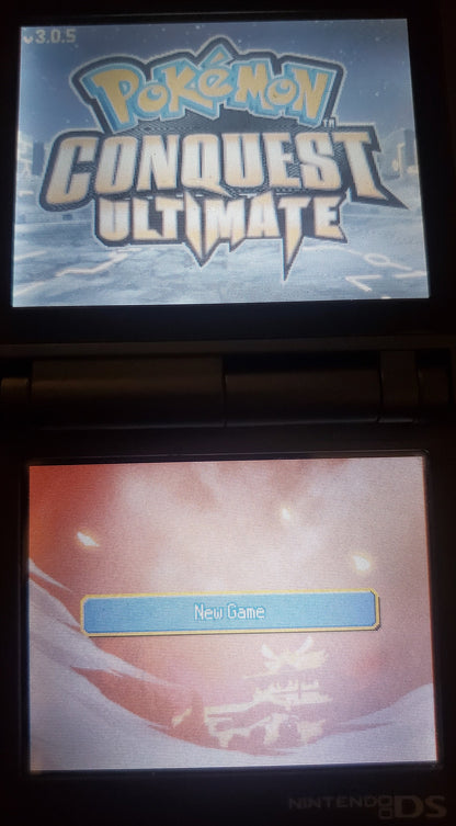 Pokemon Conquest Ultimate NDS Video Game Nintendo DS with Box