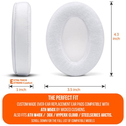 Upgraded Gaming Earpads - Hybrid Velour