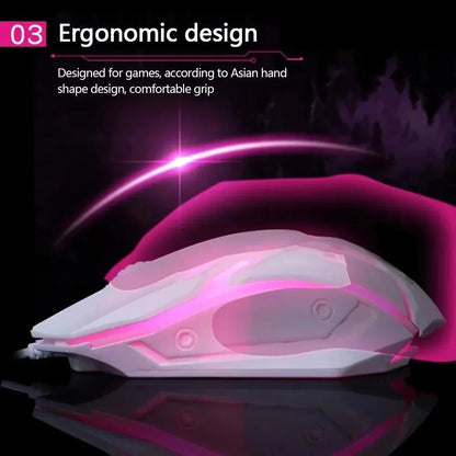 USB Wired RGB Gaming Mouse | Silent E-Sports Office and Laptop Mouse
